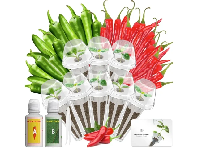 Hot Pepper Seed Pod Kit for Aerogarden, Inbloom, 8 – Pros &