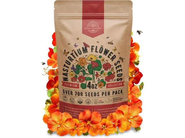 Nasturtium Seeds Pack 4 oz – Over 700 Detailed Review
