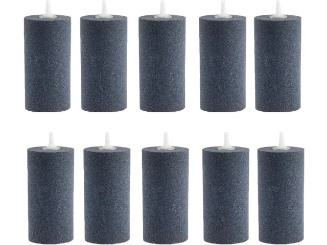 AQUANEAT 4×2 inch Aquarium Air Stones 10pcs – Detailed