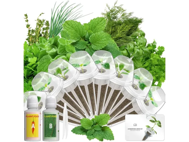 Gourmet Herb Seed Pod Kit Compatible AeroGarden, idoo