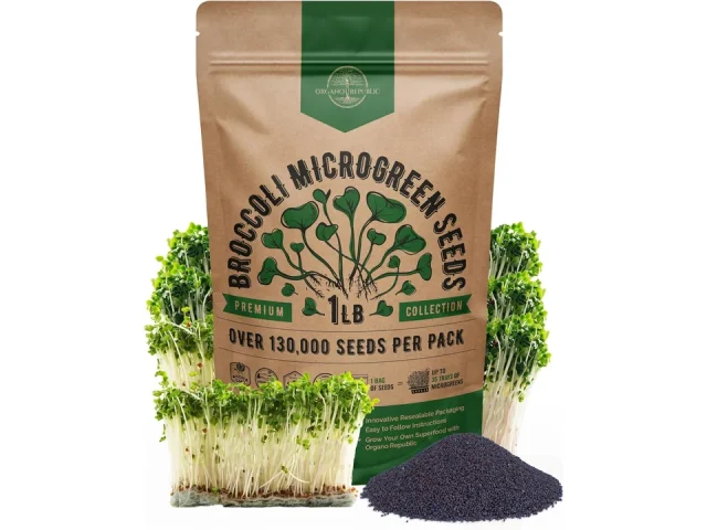 Organo Republic Broccoli Sprouting & Microgreens Seeds