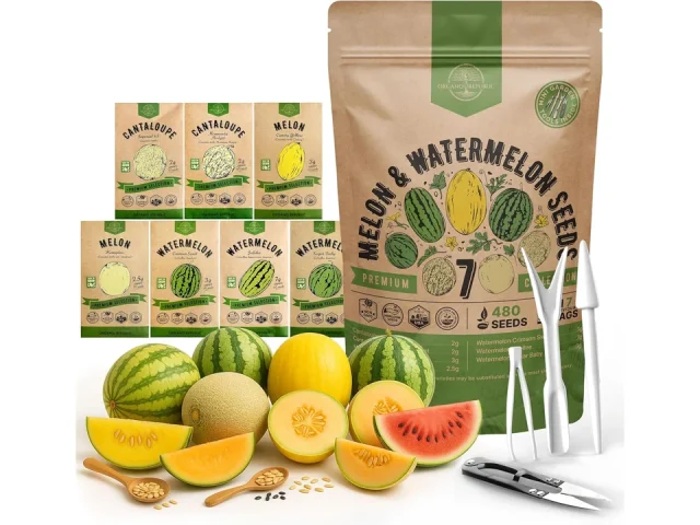 Organo Republic 7 Melon & Watermelon Seeds Variety Pack