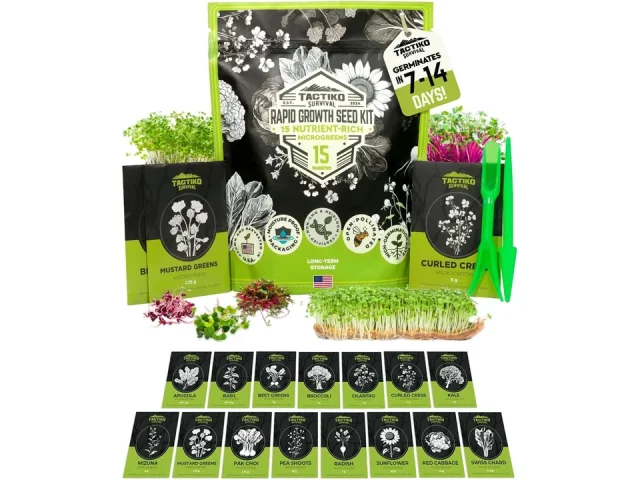 Tactiko 15 Rapid Growth Microgreens & Vegetable – Buyer’s