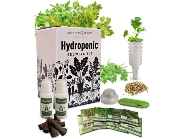 Gardeners Basics Hydroponic Herb Pods Grow Kit – In-Depth