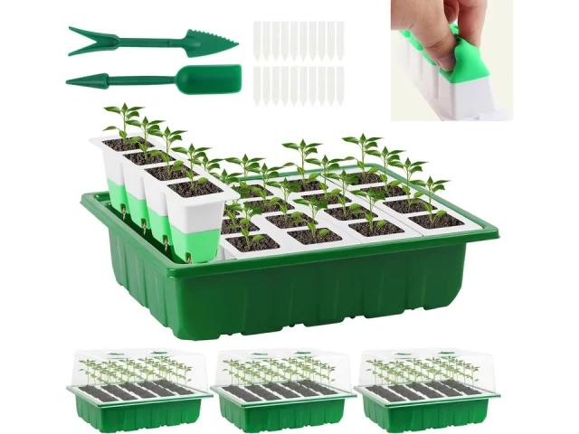 Sondiko Seed Starter Tray Soft Silicone Cells, 80 – Honest