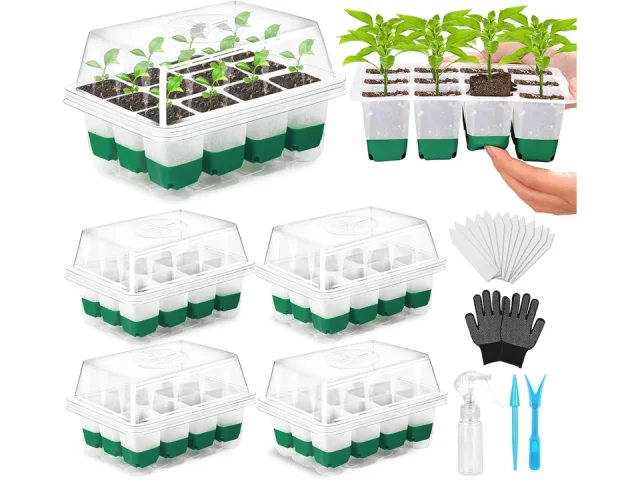 Reusable Seed Starter Tray, 4 Pack Silicone – In-Depth