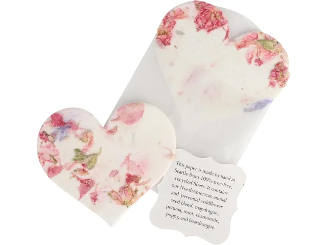 Set of 24 Pink Heart Seed Paper – Honest Review
