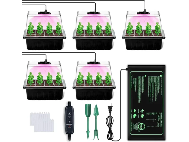 YAUNGEL Seed Starter Tray Grow Light, 5 Pack – Expert Review
