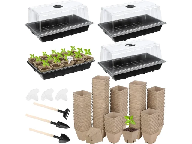 Hahood 4 Pack Seed Starter Tray Kit, 120 – Pros & Cons