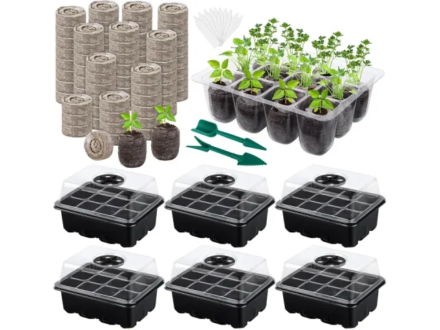 Hahood 6 Pack Seed Starter Tray Kit Humidity – Honest Review