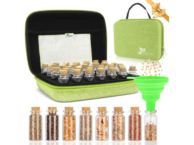 SMUJU 【40 Slots】 Seed Storage Organizer – Honest Review