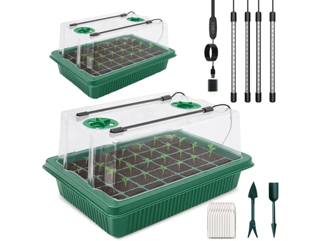 2 Pack Seed Starting Trays Quad LED – In-Depth Review