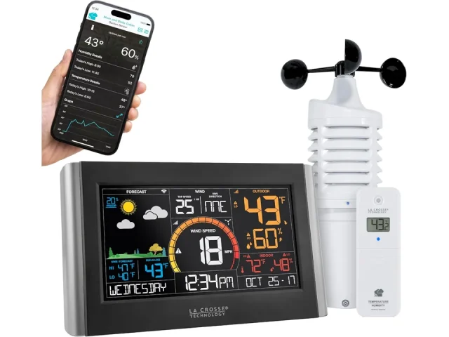 La Crosse Technology Wireless Wi-Fi Digital Weather Wind