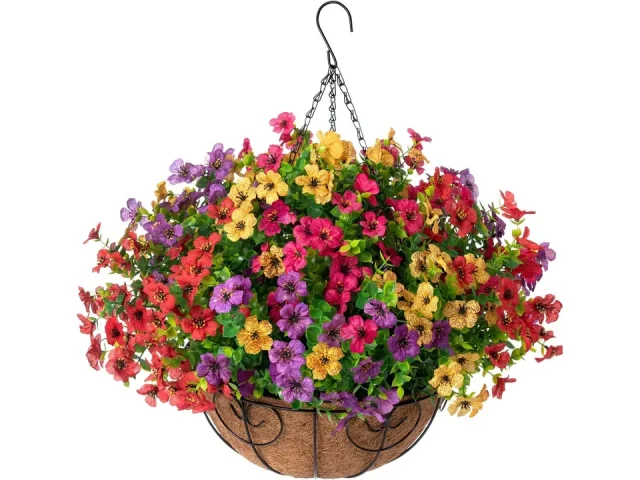 HyeFlora Hanging Plants Flowers Basket Summer – Honest