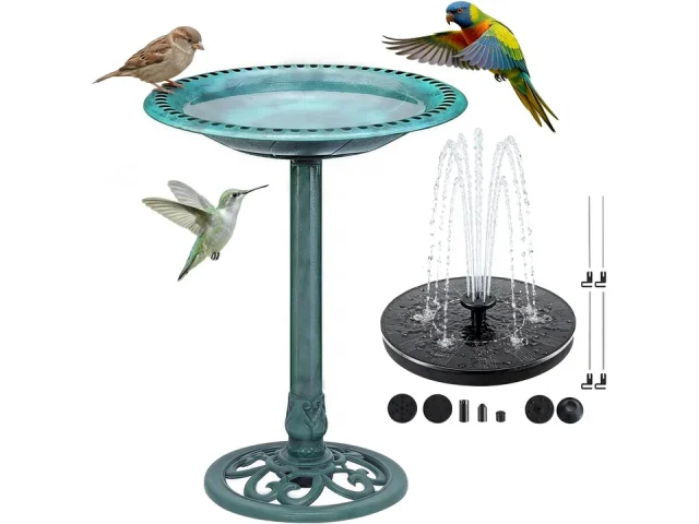 Bird Bath Outside, Large 28 inch Tall Birdbaths – Is It