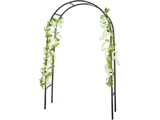 RUBFAC 7.8ft Garden Arch Trellis – Pros & Cons