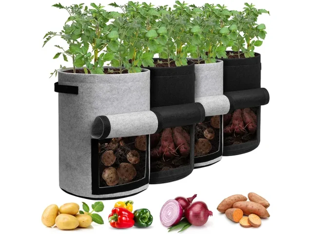 Homyhoo Potato Grow Bags Flap 10 Gallon, 4 – Honest Review