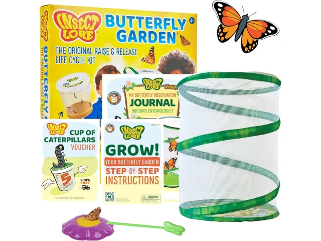 Insect Lore Raise Release Butterfly Garden Kit – Complete