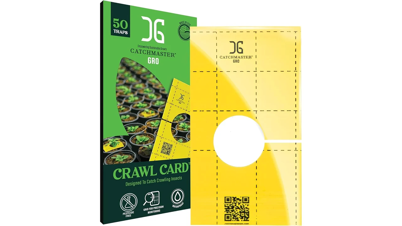Catchmaster GRO Yellow Pre-Cut Ready to Use Sticky Traps 5 featured 2499