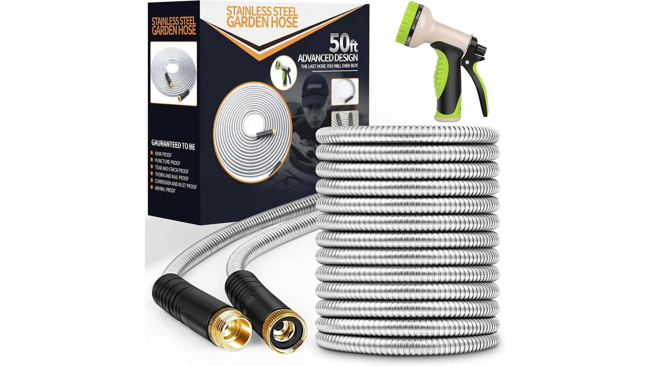 Garden Hose 50 ft, Stainless Steel Water Hose – Pros & Cons