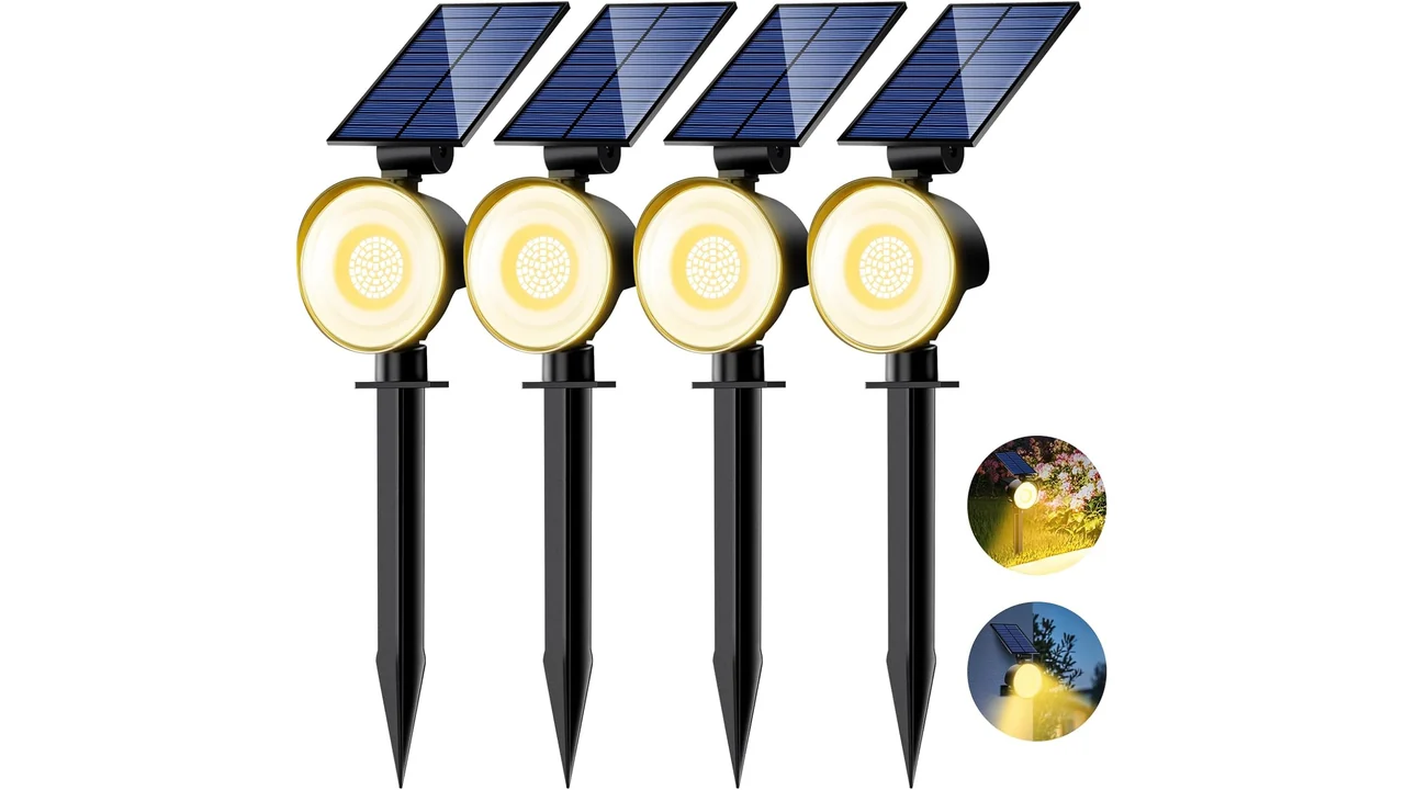 nipify 4 Pack Solar Lights Outdoor Waterproof, In-Depth