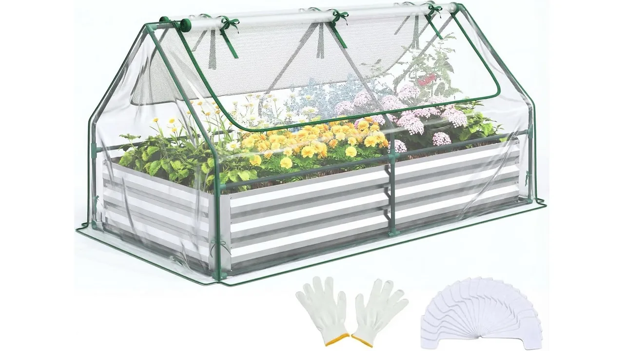 Quictent Raised Garden Bed Cover Outdoor Galvanized Metal 6 featured 2997
