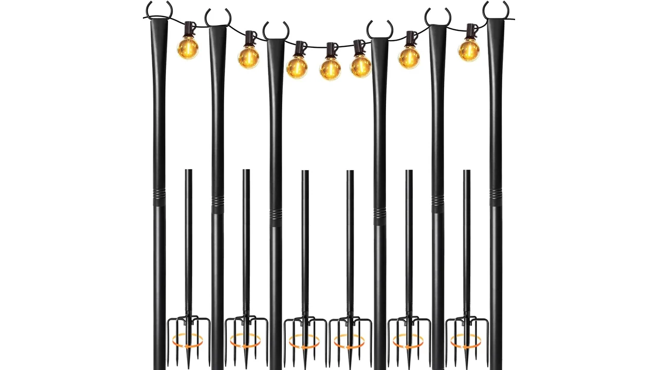 Nexillumi 6 Pack String Light Poles - Honest Review 6 featured 3055