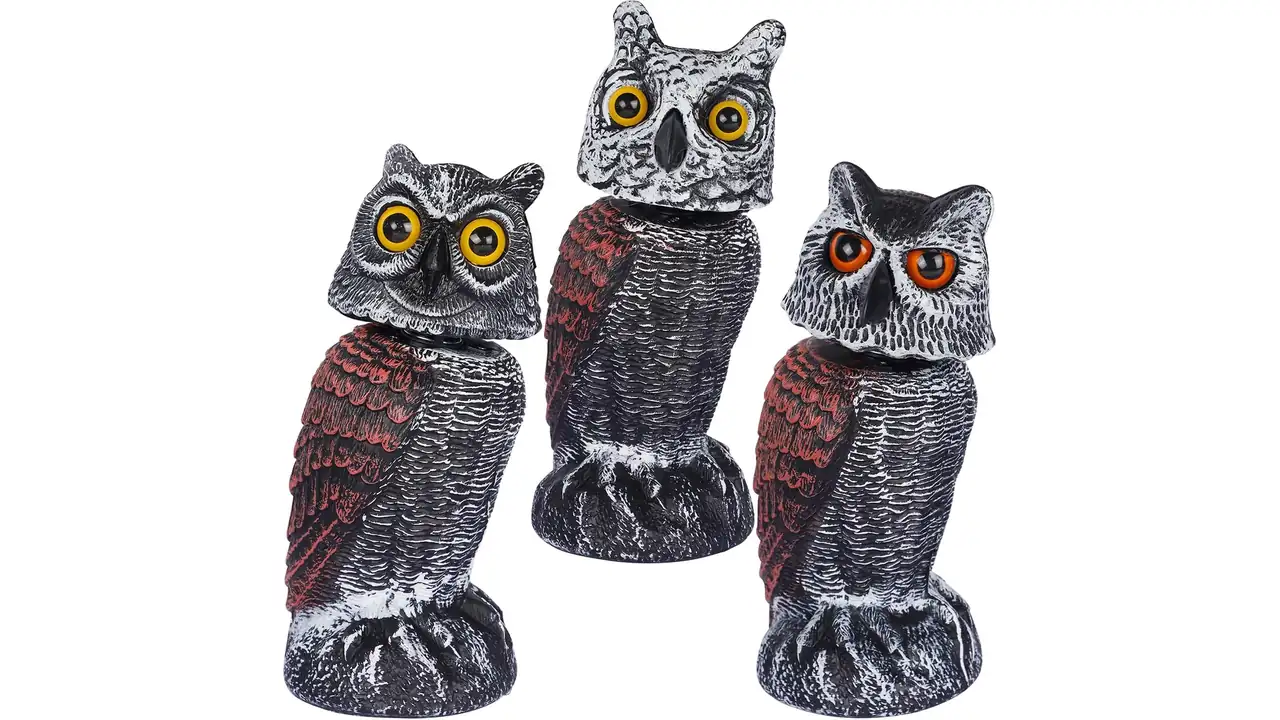 Hausse 3 Pack Bird Scarecrow Fake Horned Owl – Honest Review