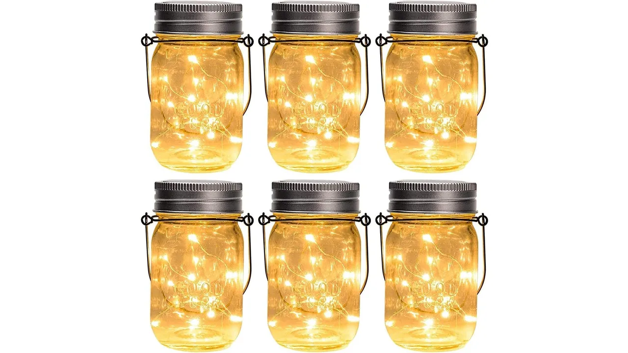 GIGALUMI Hanging Mason Jar Solar Lights, 6 Pack – Pros &