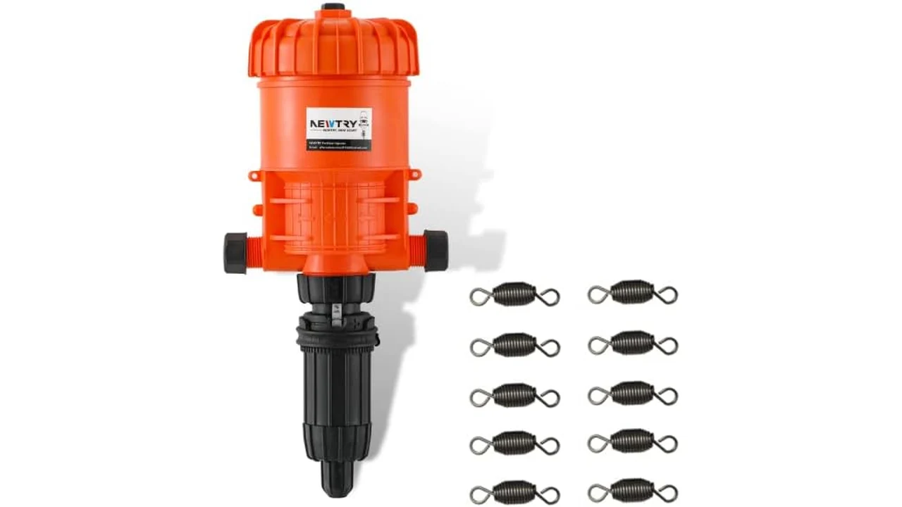 NEWTRY Adjustable Fertilizer Injector + 10pcs Replacements