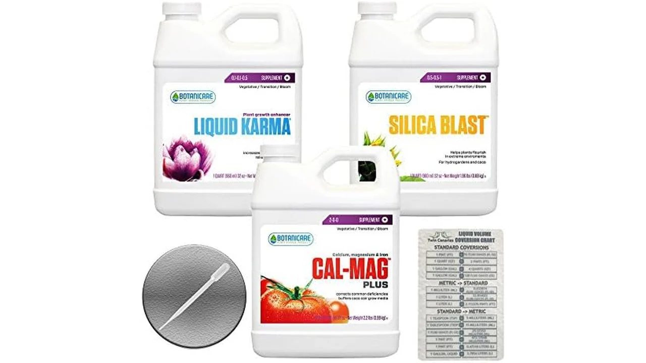 Botanicare 3 Pack Bundle: Cal-Mag Plus, Silica – Honest