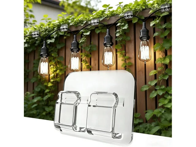 40 Pack Large Outdoor String Light Hooks: Pros & Cons