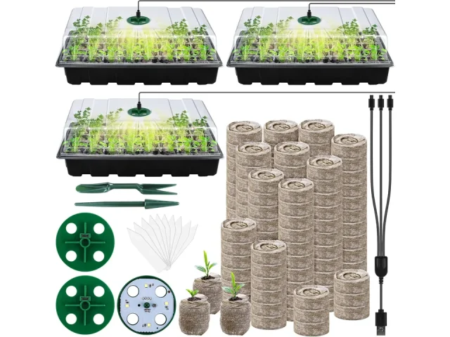 Hahood 3 Pack Seed Starter Tray Kit Grow – Buyer’s Guide