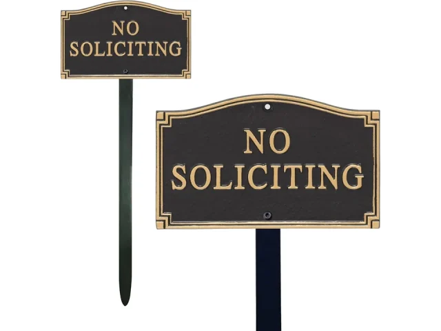 SmartSign Metal No Soliciting Sign: Honest Review