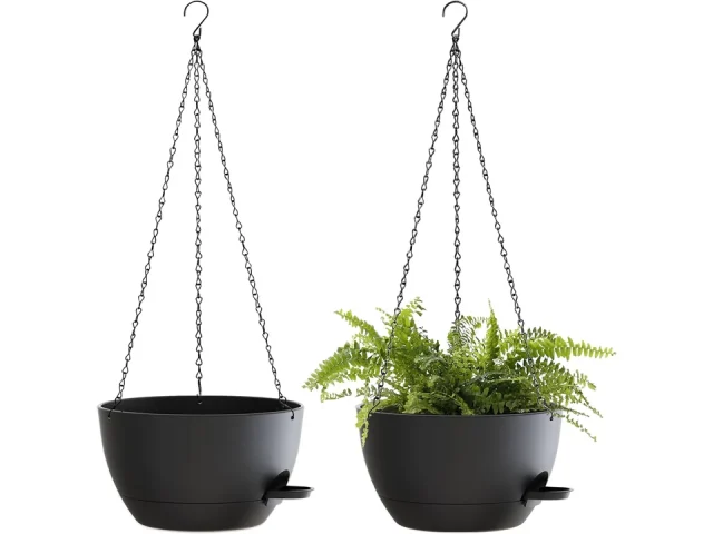 12 Inch Hanging Baskets 2 PC with Chains – Pros & Cons