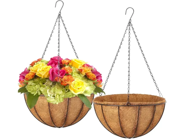 LCHUANG Hanging Baskets Planter Plants – 2 Pack Buyer’s