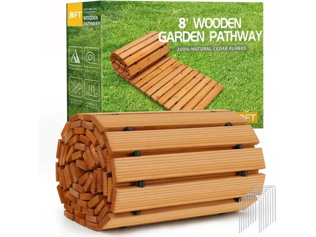 RELIANCER 8′ Wooden Garden Pathway – Honest Review