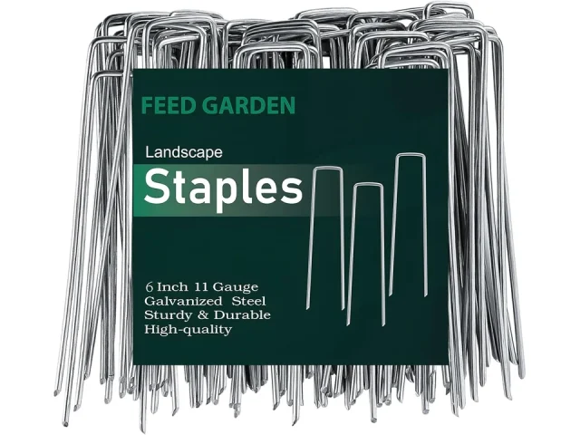 FEED GARDEN 6 Inch 50 Pack Landscape Staples – Honest Review