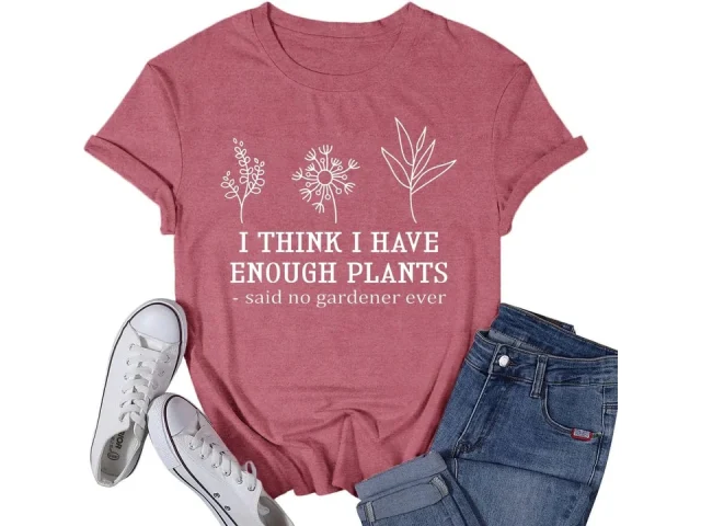 Garden Plant Shirt Women Gardening Gardener Lover T-Shirt