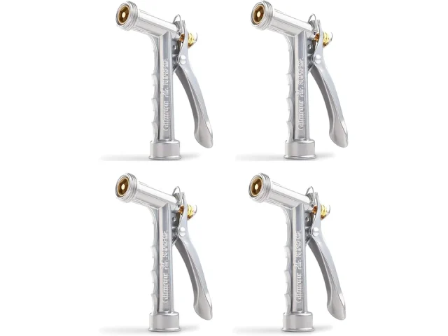 Gilmour Solid Metal Hose Spray Nozzle Threaded Front: Pros