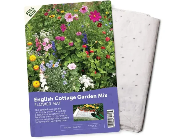 BloomingBulb Seed Mat – English Cottage Garden Mat
