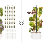 Comparison of GARDYN Home 4 Vertical Hydroponics Growing System and GARDYN Studio 1 Vertical Hydroponics Growing System