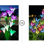 Comparison of KOOPER Outdoor Solar Lights and ZPQBEYE Art Deco, Garden Decor, Outdoor Decor, Yard Decorations Outdoor, Gifts for