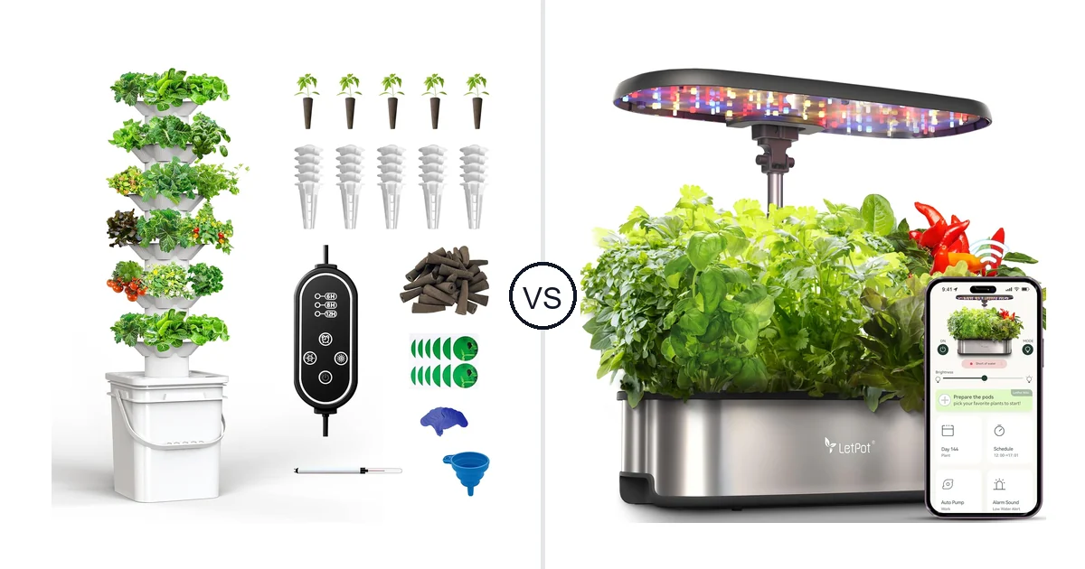 Comparison of Vertical Elegant Home Style, Minimalist Modern Style and LETPOT Modern