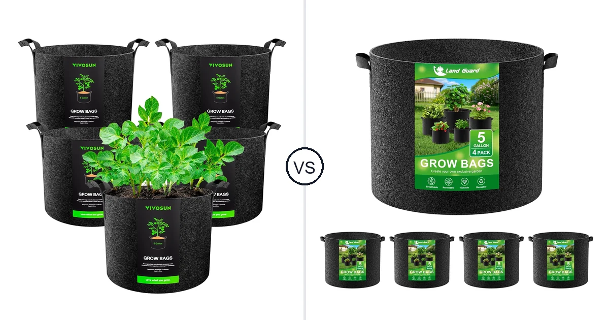 Comparison of VIVOSUN Garden and Land Garden