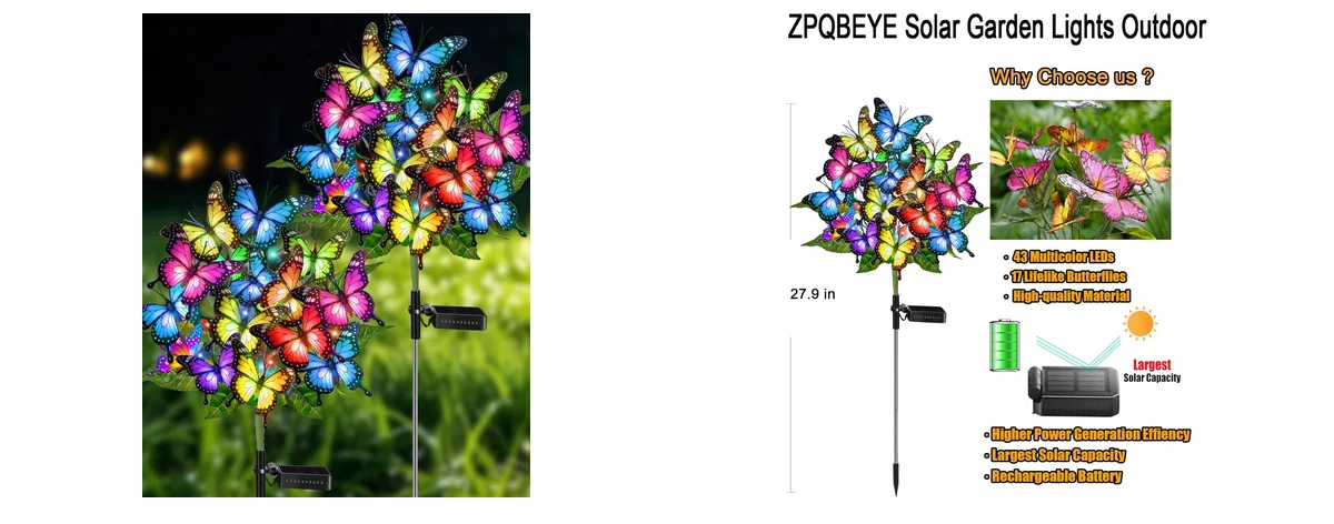 ZPQBEYE Art Deco, Garden Decor, Outdoor Decor, Yard Decorations Outdoor, Gifts for