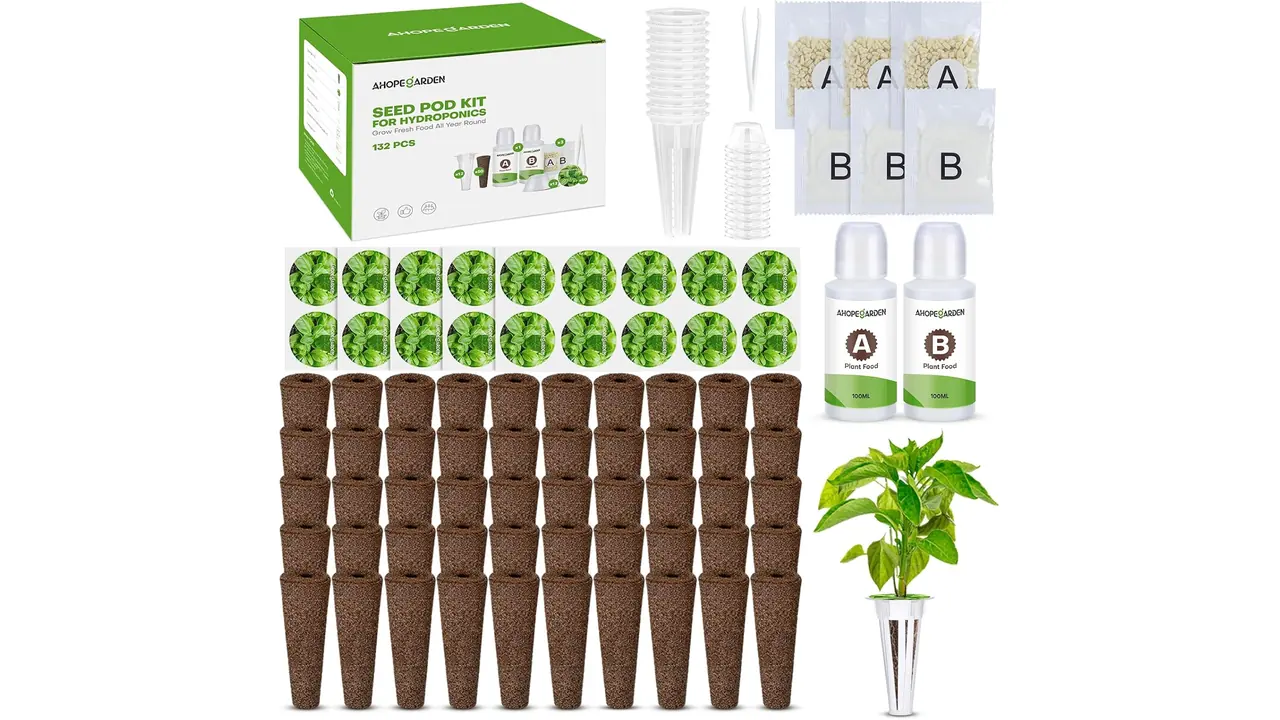 Ahopegarden 132pcs Hydroponic Pods Kit – In-Depth Review