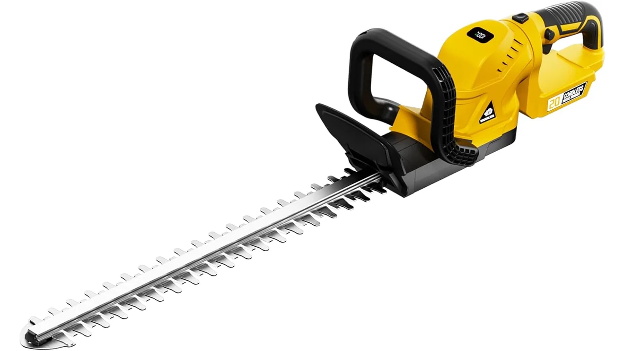 Cordless Hedge Trimmer Rotatable Handle Dewalt 20V Battery