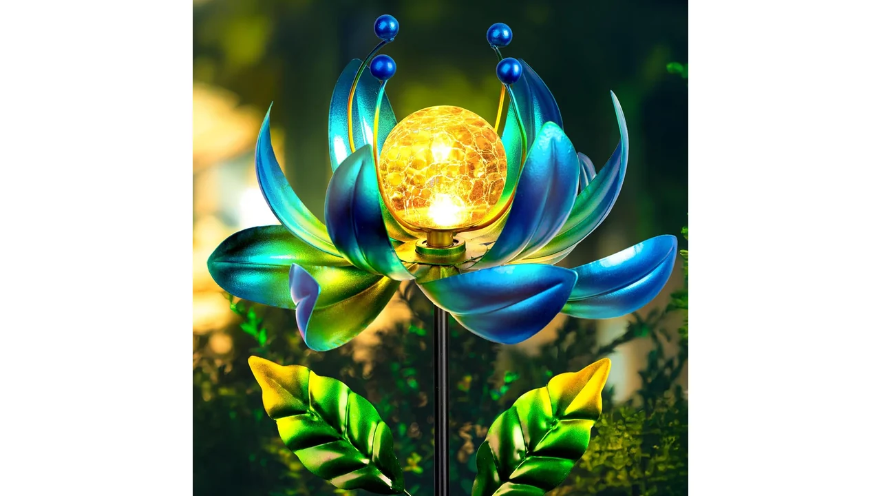 Solar Wind Spinner Outdoor Metal - Kinetic Lotus: In-Depth 4 featured 276