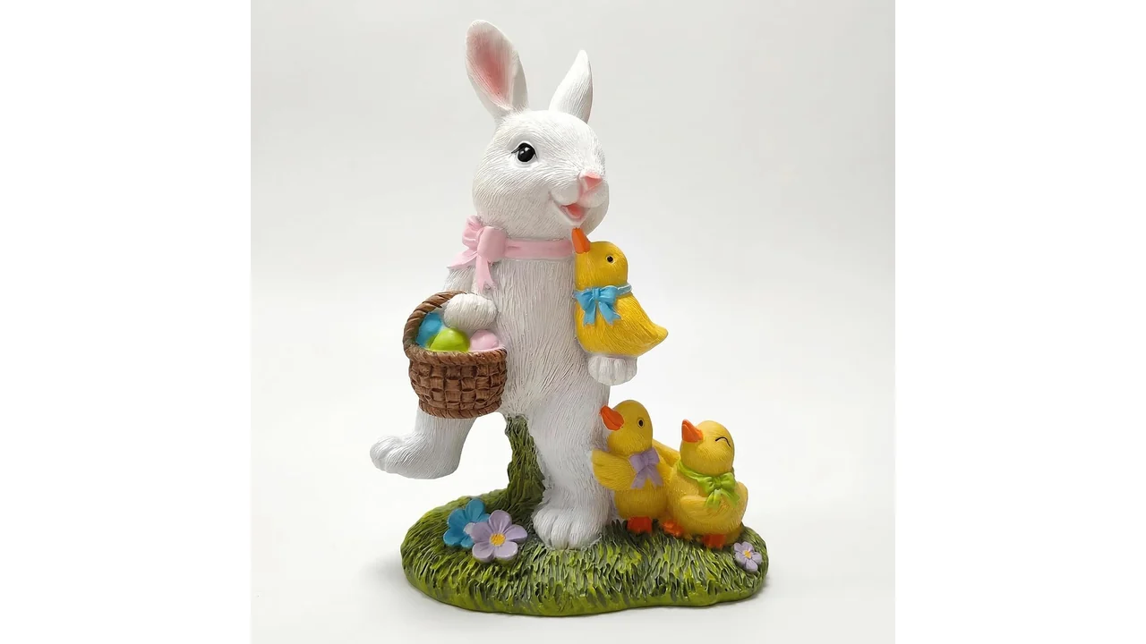 Easter Decorations Bunny Decor Figurine Decoration Spring 25 featured 295